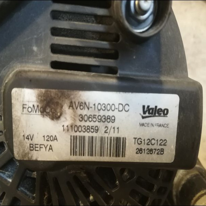 Alternateur occasion FORD FIESTA VI Phase 1 10-2008->11-2012 1.4 TDCI 70ch 2260730 3