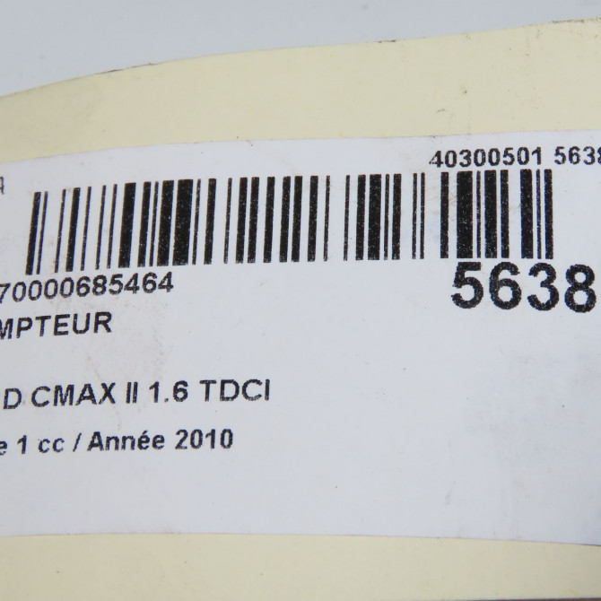 Compteur occasion FORD CMAX II Phase 1 09-2010->09-2015 1.6 TDCI 115ch 2254319 5