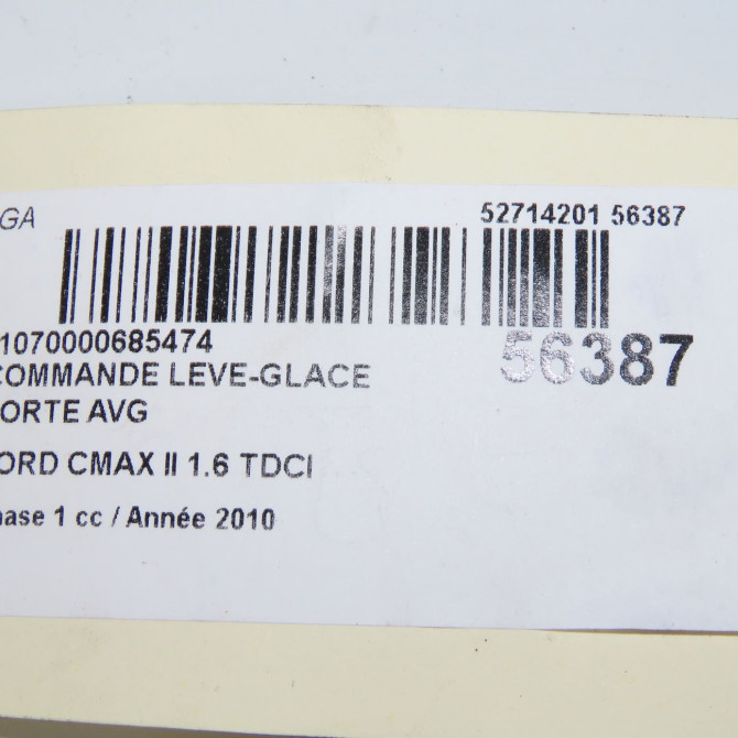 Commande lève-glace porte avant gauche occasion FORD CMAX II Phase 1 09-2010->09-2015 1.6 TDCI 115ch 2033890 5