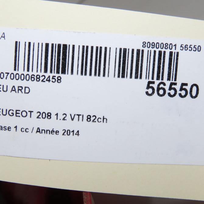Feu arrière droit occasion PEUGEOT 208 208 Phase 1 2012-03-01->2015-09-30 1.2 VTI 82ch 9672628380 5