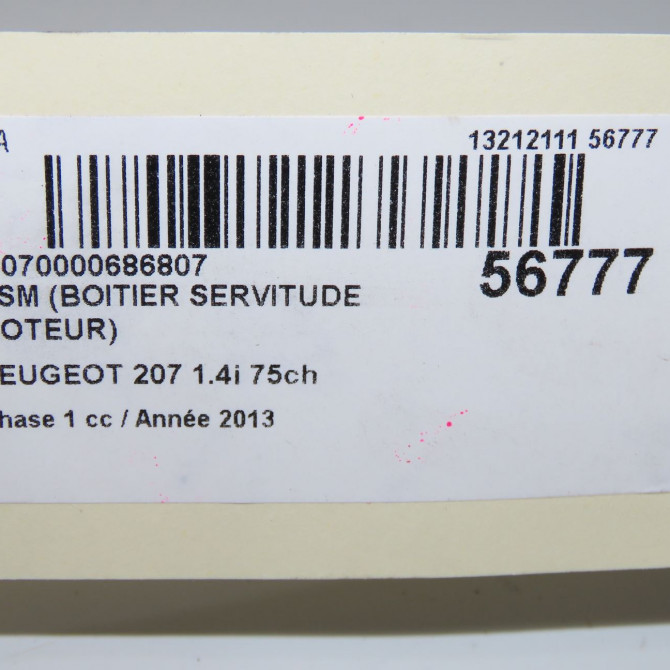 occasion PEUGEOT 207 Phase 1 04-2006->06-2013 1.4i 75ch 8