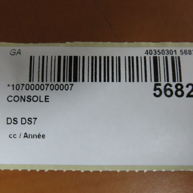 Console occasion DS DS7 98100435ZD 7