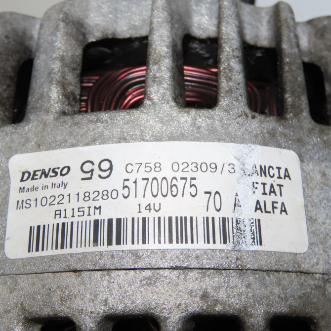 Alternateur occasion FIAT PANDA II Phase 1 09-2003->12-2012 1.1i 52003531 5
