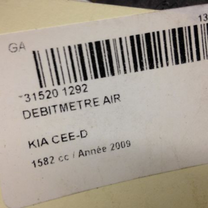 Debimetre air occasion KIA CEE D II Phase 1 09-2012->... 281642A401 5
