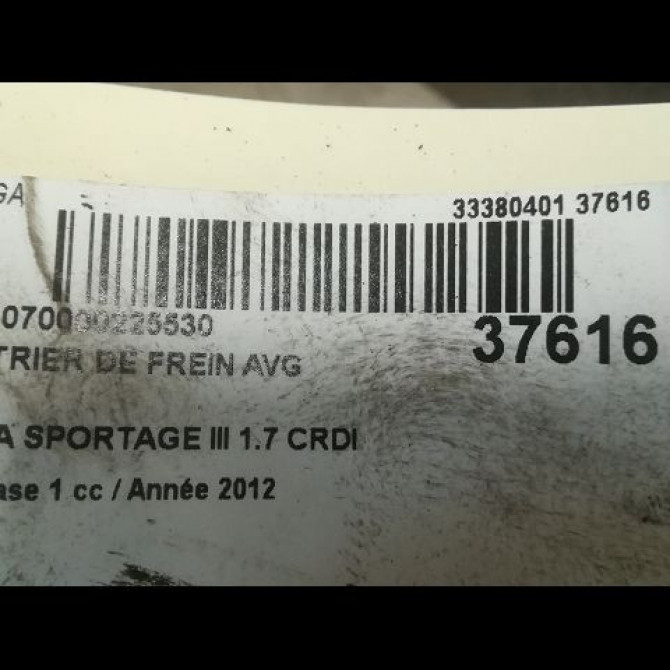 Etrier de frein avant gauche occasion KIA SPORTAGE III Phase 1 09-2010->... 1.7 CRDI 115ch 3