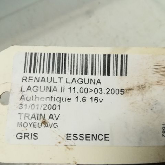 Moyeu avg occasion RENAULT LAGUNA II Phase 1 11-2000->03-2005 1.6 16v 402102084R 3