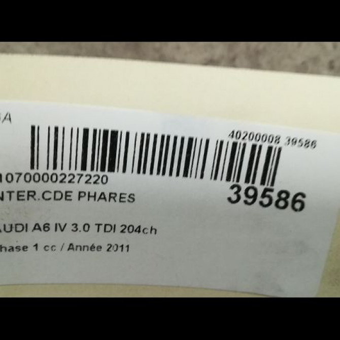 Interrupteur commande de phares occasion AUDI A6 IV phase 1 02-2012->02-2015 3.0 TDI 204ch 4G8953502D4PK 3