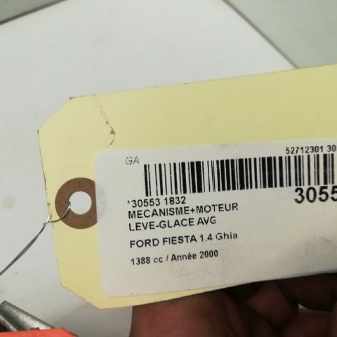 Mecanisme+moteur leve-glace avg occasion FORD FIESTA IV Phase 2 09-1999->09-2002 1.4i 5