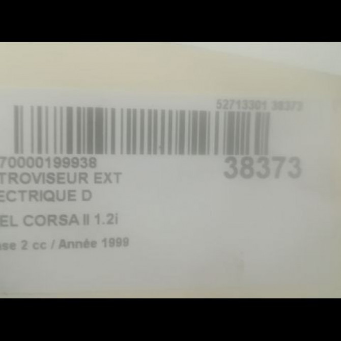 Retroviseur exterieur electrique droit occasion OPEL CORSA II Phase 2 04-1997->10-2000 1.2i 90482040 3