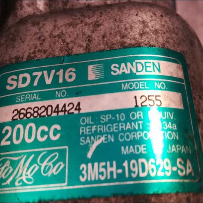 Compresseur air conditionne occasion FORD FOCUS II Phase 1 09-2004->12-2007 1.6 TDCI 110ch 1677171 3