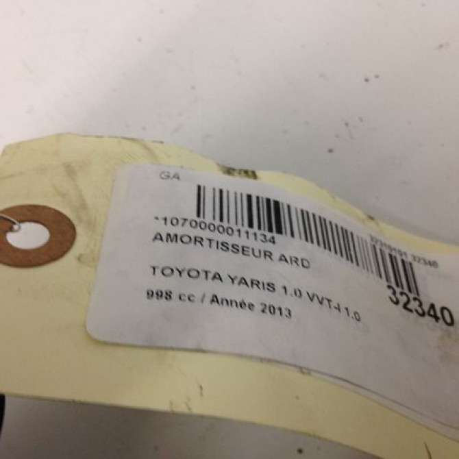 Amortisseur arrière droit occasion TOYOTA YARIS III YARIS III Phase 1 2011-03-01->2015-04-30 485300D850 3