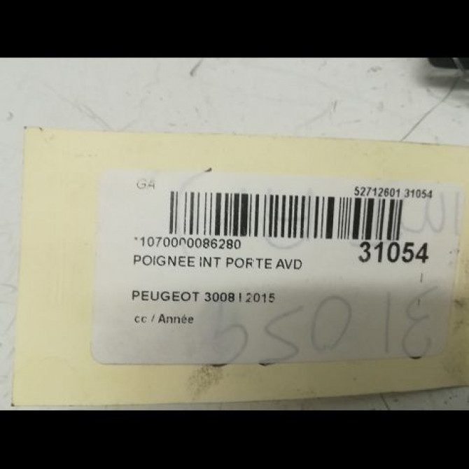 Poignee int porte avd occasion PEUGEOT 3008 I 9144F9 3