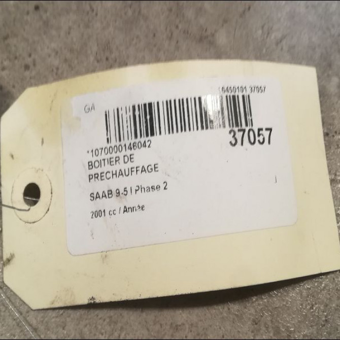 Boitier de préchauffage occasion SAAB 9-5 I Phase 2 07-2001->12-2005 5336797 3