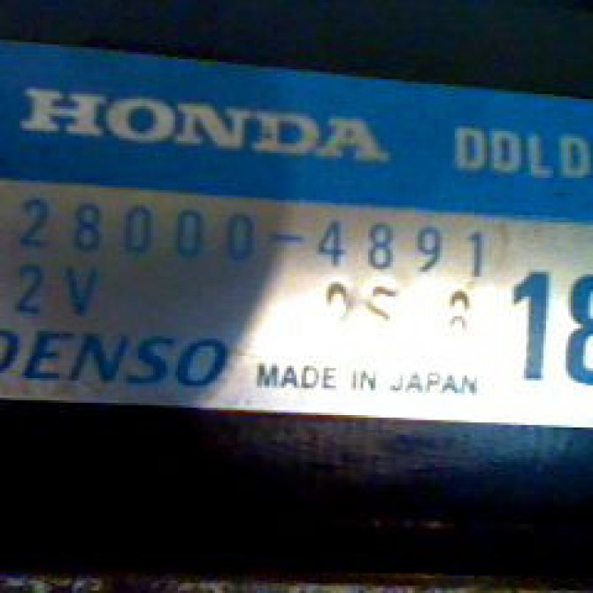 Démarreur occasion HONDA CIVIC III Phase 1 10-1987->11-1991 31200P2TJ01 1