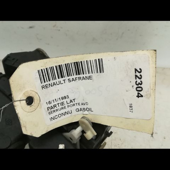 Serrure porte avd occasion RENAULT SAFRANE Phase 1 04-1992->09-1996 4