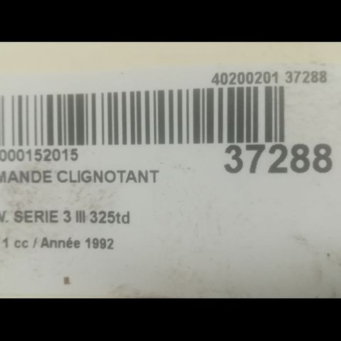 Commande clignotant occasion B.M.W. SERIE 3 III Phase 1 01-1991->04-1998 325td 3