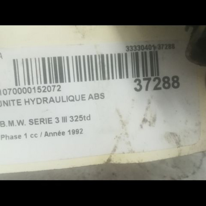 Unité hydraulique ABS occasion B.M.W. SERIE 3 III Phase 1 01-1991->04-1998 325td 3