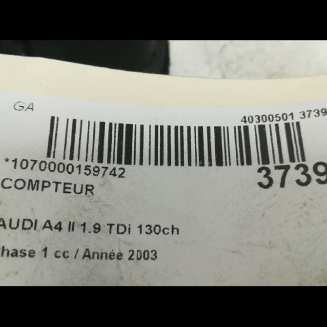 Compteur occasion AUDI A4 II Phase 1 01-2001->11-2004 1.9 TDi 130ch 8E0920985R 3