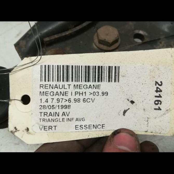 Triangle inf avg occasion RENAULT MEGANE I Phase 1 11-1995->03-1999 1.4 8200737134 3