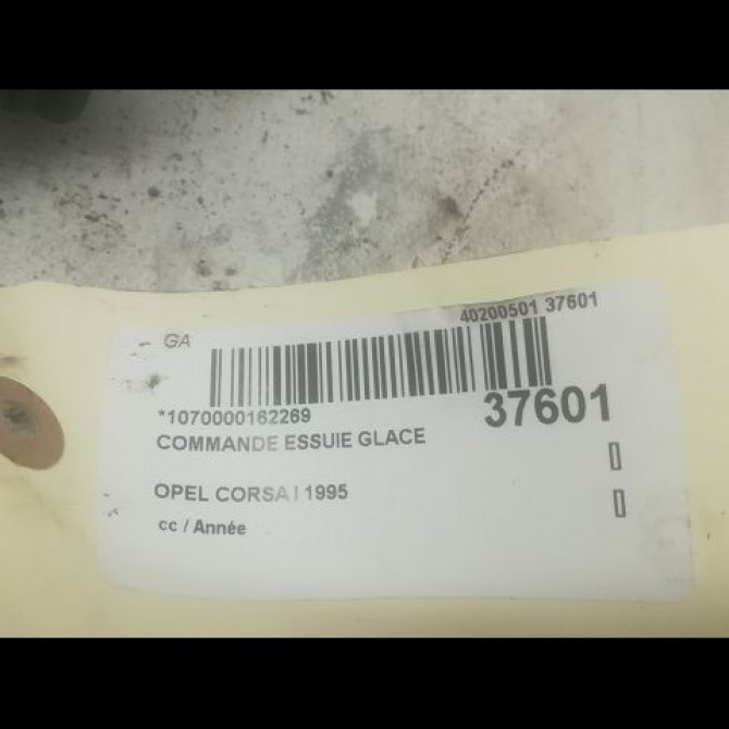 Commande essuie glace occasion OPEL CORSA I 90243394 3