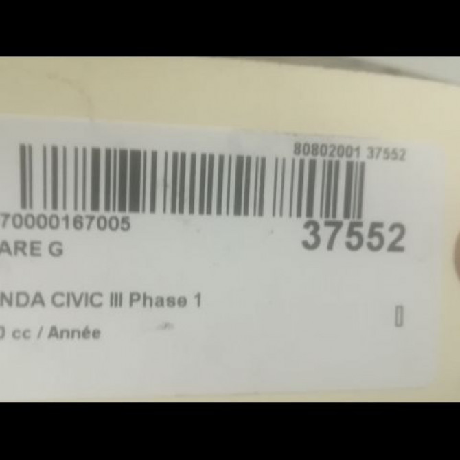 Phare gauche occasion HONDA CIVIC III Phase 1 10-1987->11-1991 4336S04307 3
