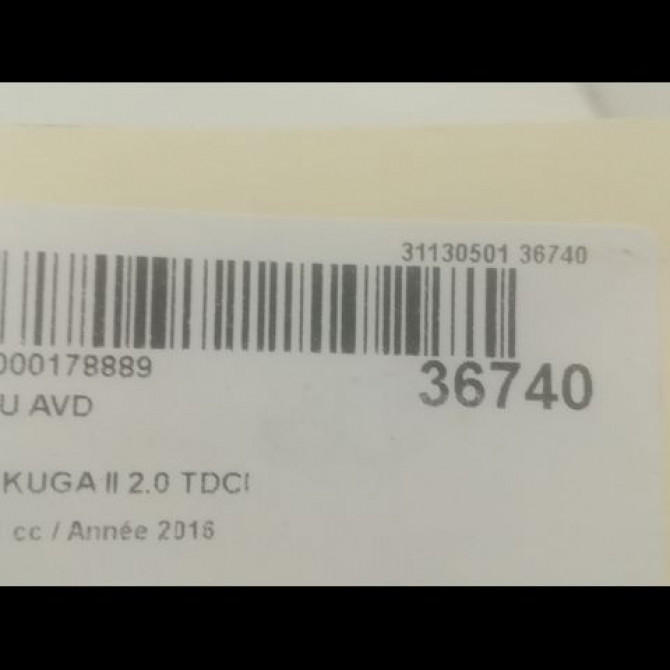 Moyeu avd occasion FORD KUGA II Phase 1 09-2012->... 2.0 TDCI 150ch 2215574 3