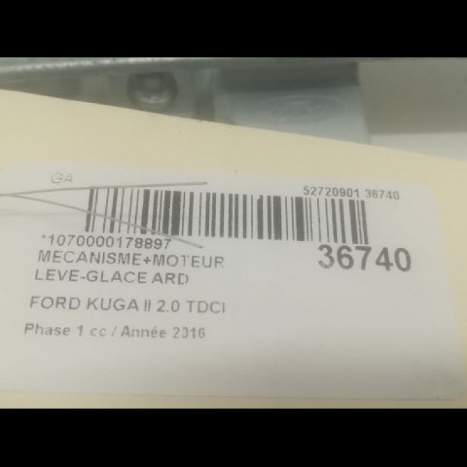 Mecanisme+moteur leve-glace ard occasion FORD KUGA II Phase 1 09-2012->... 2.0 TDCI 150ch 2137311 3