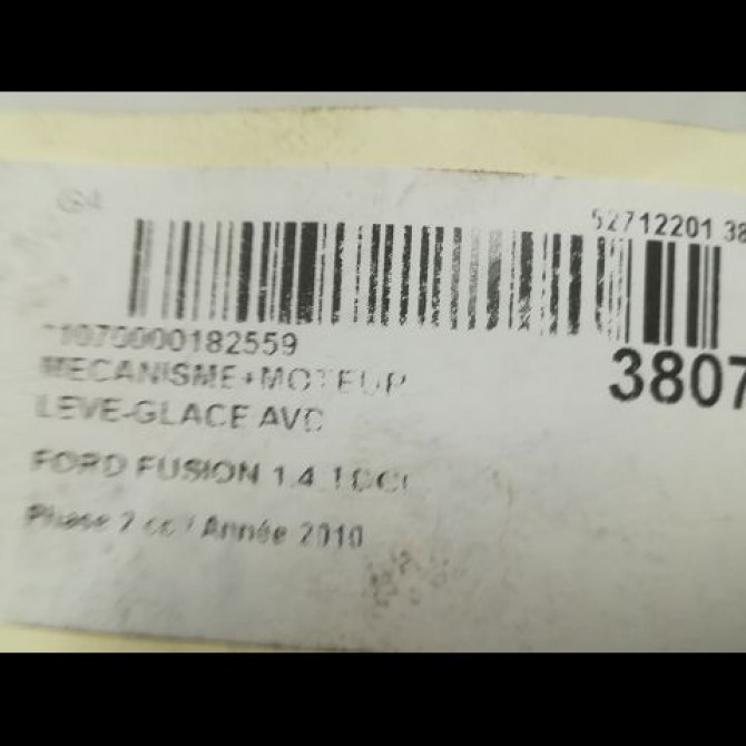 Mecanisme + moteur lève-glace avant droit occasion FORD FUSION Phase 2 10-2005->09-2011 1.4 TDCI 3