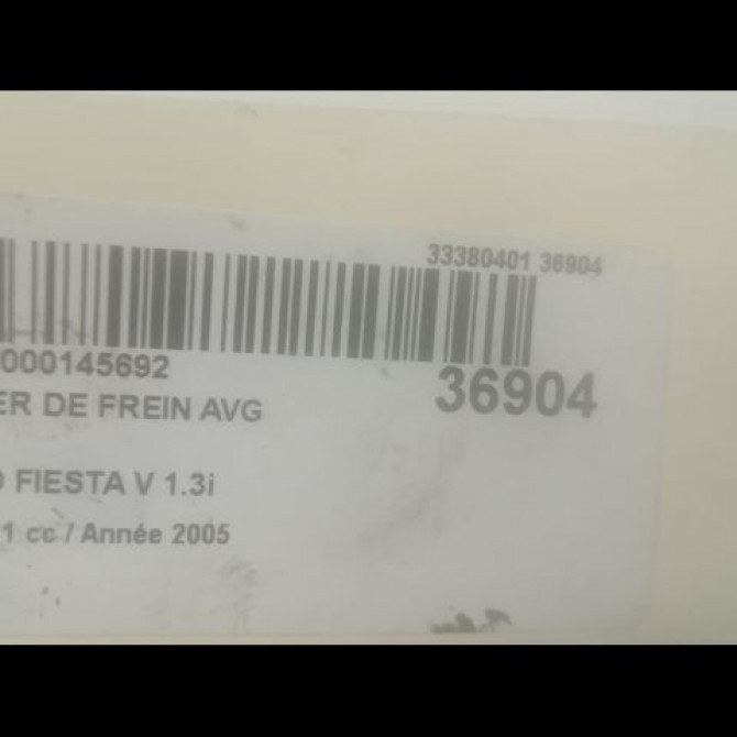 Etrier de frein avant gauche occasion FORD FIESTA V Phase 1 09-2002->10-2005 1.3i 1478500 3