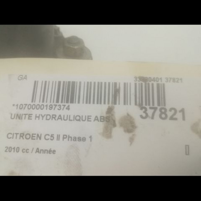 Unité hydraulique ABS occasion CITROEN C5 II Phase 1 04-2008->... 4541KY 3