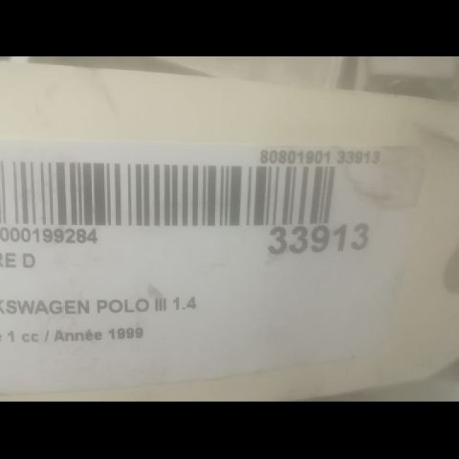 Phare droit occasion VOLKSWAGEN POLO III Phase 1 10-1994->11-1999 1.4 6N1941016A 3