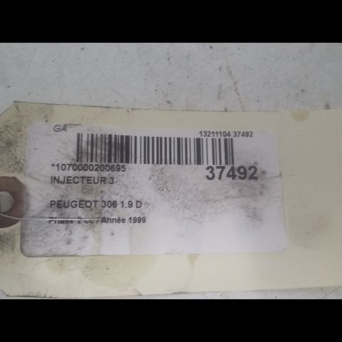 occasion PEUGEOT 306 Phase 2 04-1997->03-2002 1.9 D 2