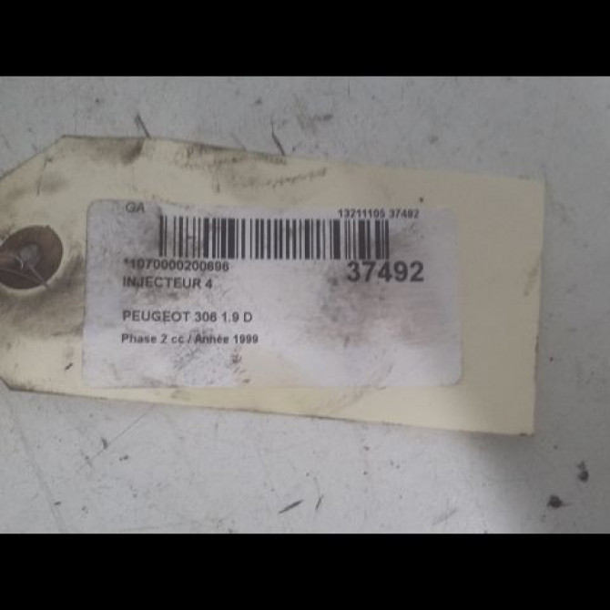 occasion PEUGEOT 306 Phase 2 04-1997->03-2002 1.9 D 2