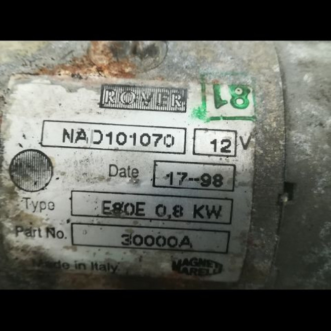 Démarreur occasion ROVER 400 II Phase 1 09-1995->04-2000 414i 103ch 3