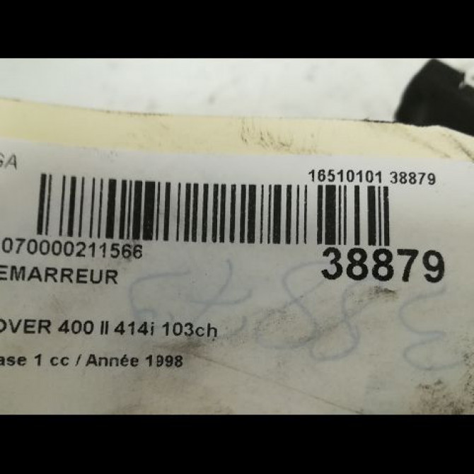 Démarreur occasion ROVER 400 II Phase 1 09-1995->04-2000 414i 103ch 4