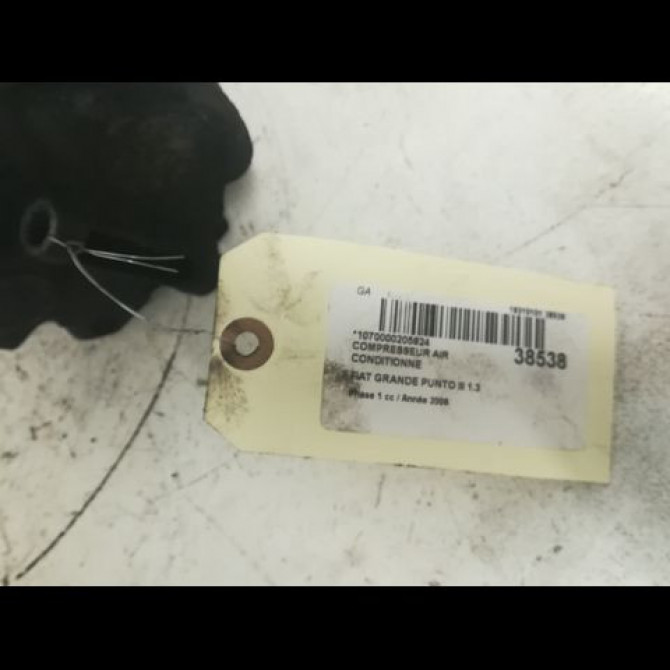 Compresseur air conditionne occasion FIAT GRANDE PUNTO III Phase 1 09-2005->12-2013 1.3 DT MULTIJET 16v 75ch 3