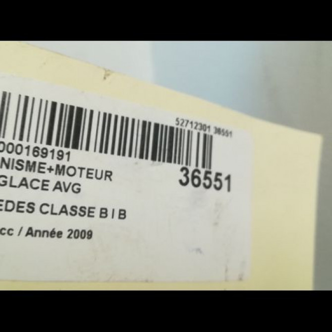 Mecanisme+moteur leve-glace avg occasion MERCEDES CLASSE B I Phase 2 04-2008->09-2011 B 200 CDI 3