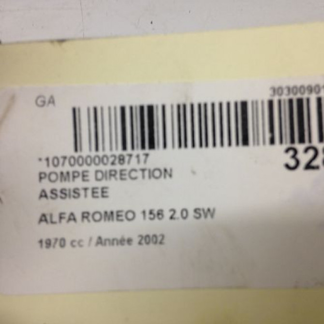 Pompe direction assistee occasion ALFA ROMEO 156 Phase 3 07-2003->12-2005 2.0 JTS 46763561 4