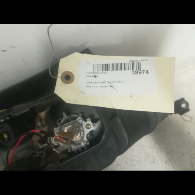 Phare gauche occasion CITROEN XANTIA Phase 2 12-1997->06-2001 2.0i 130ch 6204R9 3