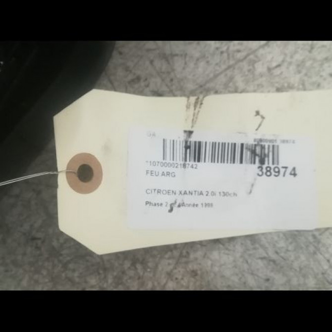 Feu arrière gauche occasion CITROEN XANTIA Phase 2 12-1997->06-2001 2.0i 130ch 6350K0 3