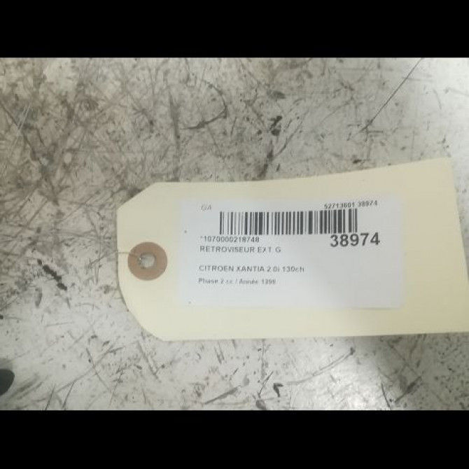 Retroviseur exterieur gauche occasion CITROEN XANTIA Phase 2 12-1997->06-2001 2.0i 130ch 8148VH 3