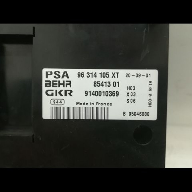 Commande de chauffage occasion CITROEN XSARA PICASSO Phase 1 12-1999->02-2004 2.0 HDi 6451HP 4