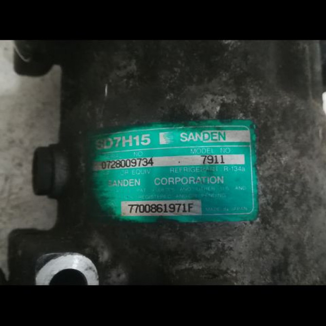 Compresseur air conditionne occasion RENAULT ESPACE III Phase 1 12-1996->09-2002 2.2 DT 7701499839 3