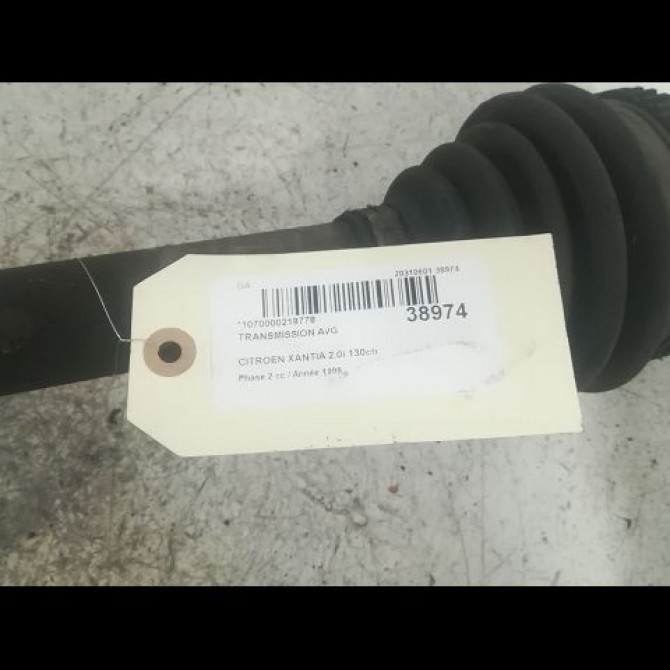 Transmission avant gauche occasion CITROEN XANTIA Phase 2 12-1997->06-2001 2.0i 130ch 32724H 2