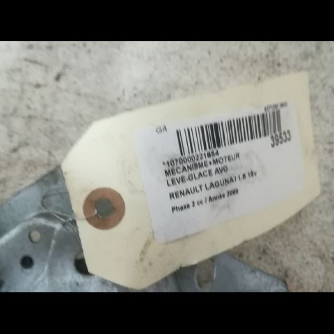 Mecanisme+moteur leve-glace avg occasion RENAULT LAGUNA I Phase 2 04-1998->11-2000 1.6 16v 7701367867 3