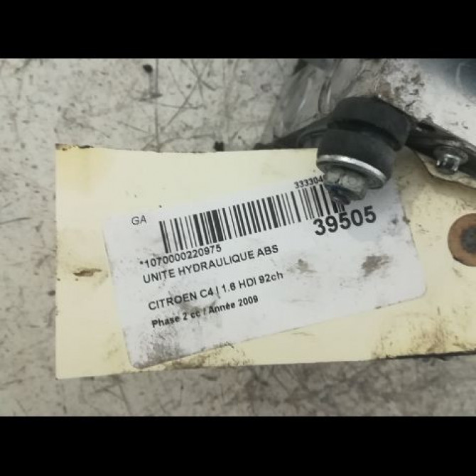 Unité hydraulique ABS occasion CITROEN C4 I Phase 2 07-2008->10-2010 1.6 HDI 92ch 4541Q2 2