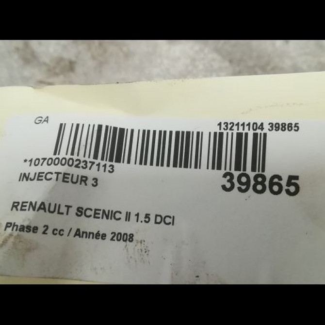 occasion RENAULT SCENIC II Phase 2 09-2006->04-2009 1.5 DCI 105ch 3