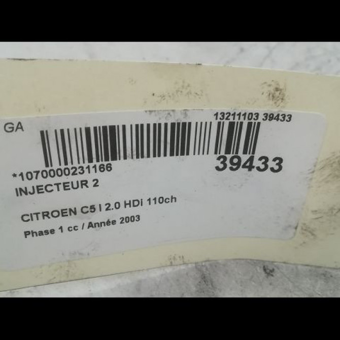 occasion CITROEN C5 I Phase 1 03-2001->09-2004 2.0 HDi 110ch 3