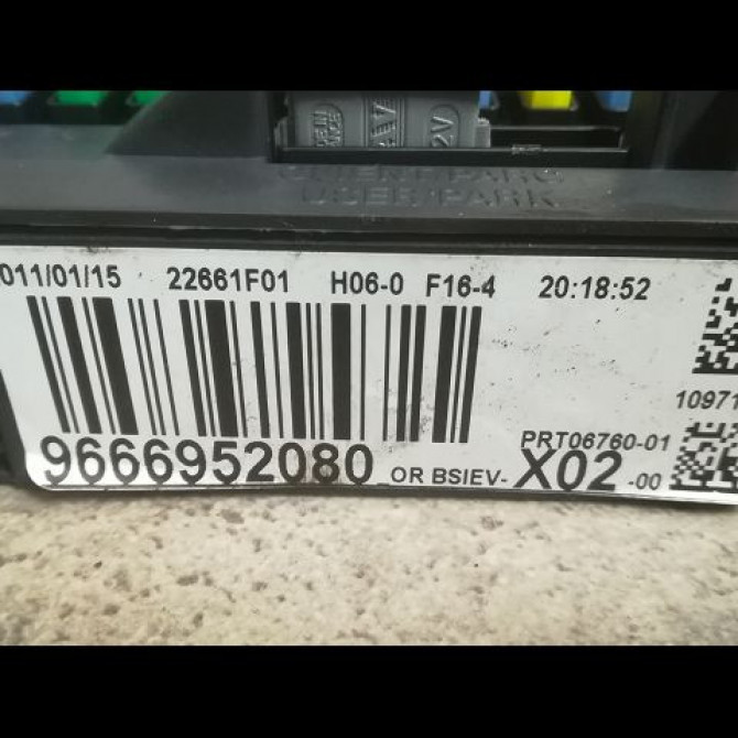 Calculateur moteur occasion PEUGEOT 207 Phase 1 04-2006->06-2013 1.6 HDI 8v 92ch 1609868180 3