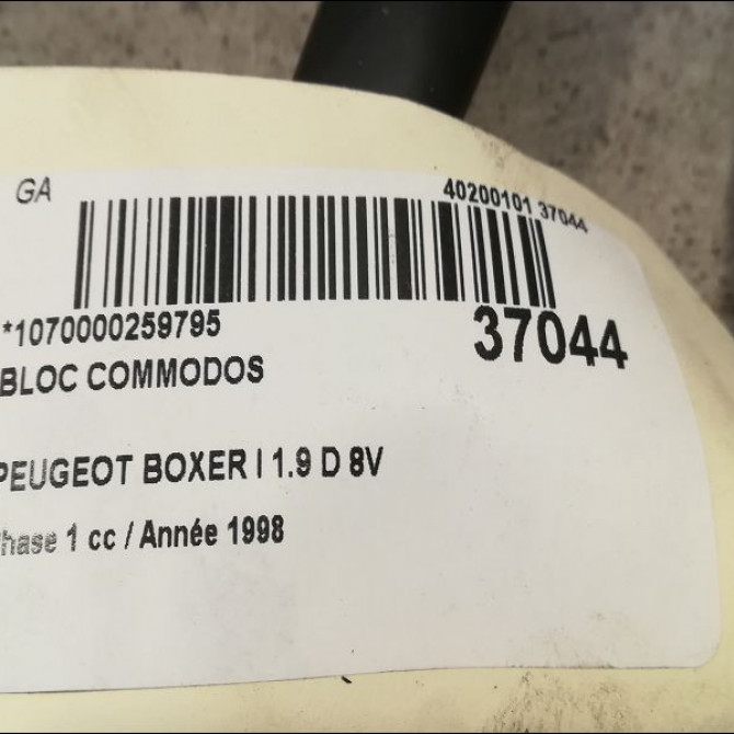 Bloc commodos occasion PEUGEOT BOXER I Phase 1 07-1994->02-2002 1.9 D 8V 70ch 625384 3